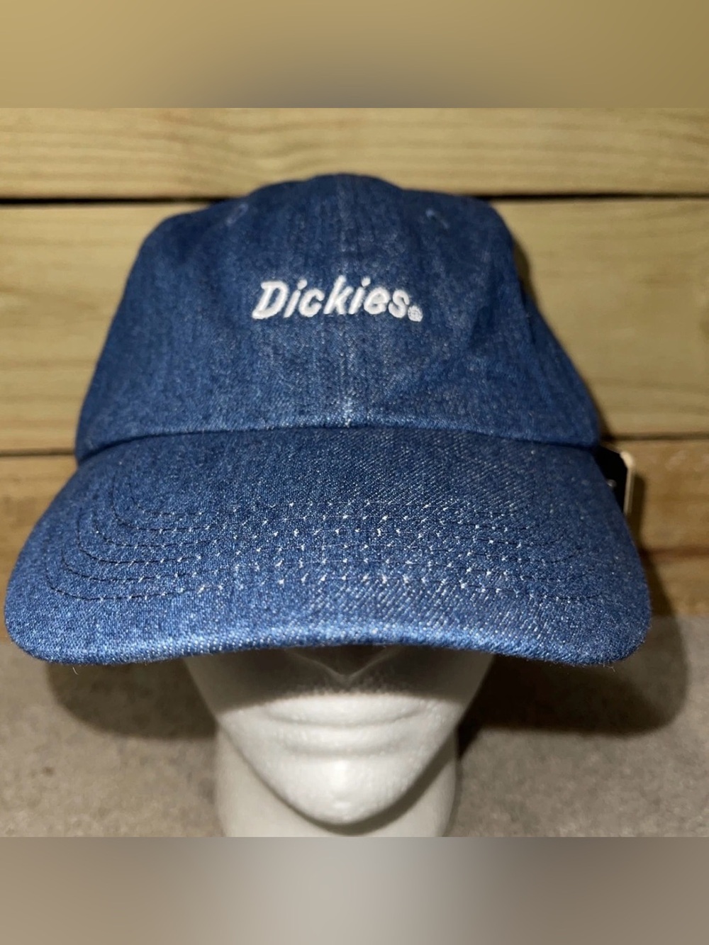 Dickies Adult Denim Blue Embroidered Logo Hat